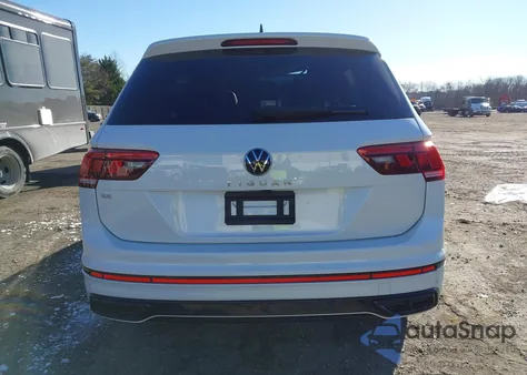 2023 Volkswagen Tiguan 2.0T Se R-Line Black from USA, damaged, VIN 3VVCB7AX9PM024608